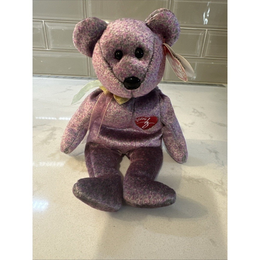 Ty RARE‎ Beanie Baby *Retired* "2000 Signature Bear"
